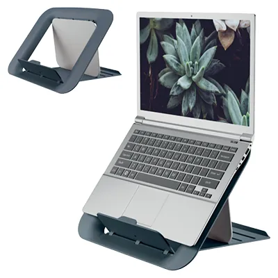 Support pour ordinateur portable Leitz Ergo Cozy gris – réglable 13 à 17 - Luminaires bureau, Ergonomie bureautique 