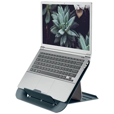 Support pour ordinateur portable Leitz Ergo Cozy gris – réglable 13 à 17 - Ergonomie bureautique -4