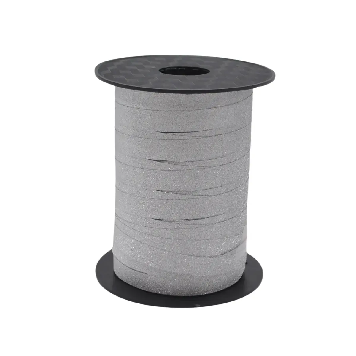 Bolduc argent pailleté 10 mm x 100 m polypropylène - Bolducs unis