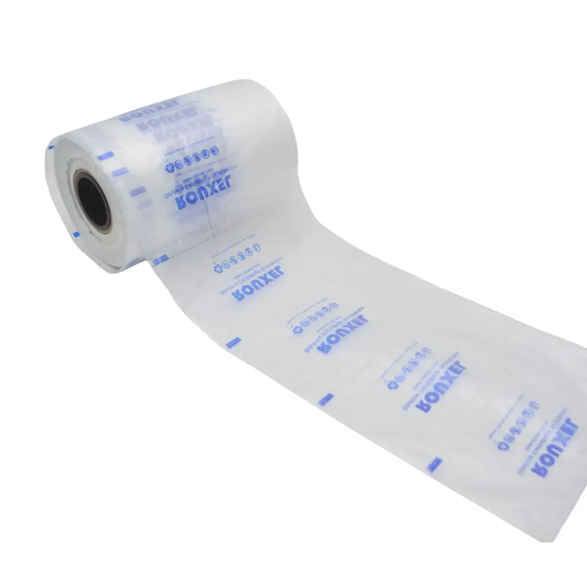 Rouleau de film pour machine coussin d'air 200x100mm PEHD 20µ – Rouleau de 300m - Plastique bulle emballage, Papier bulle, Film bulle-2