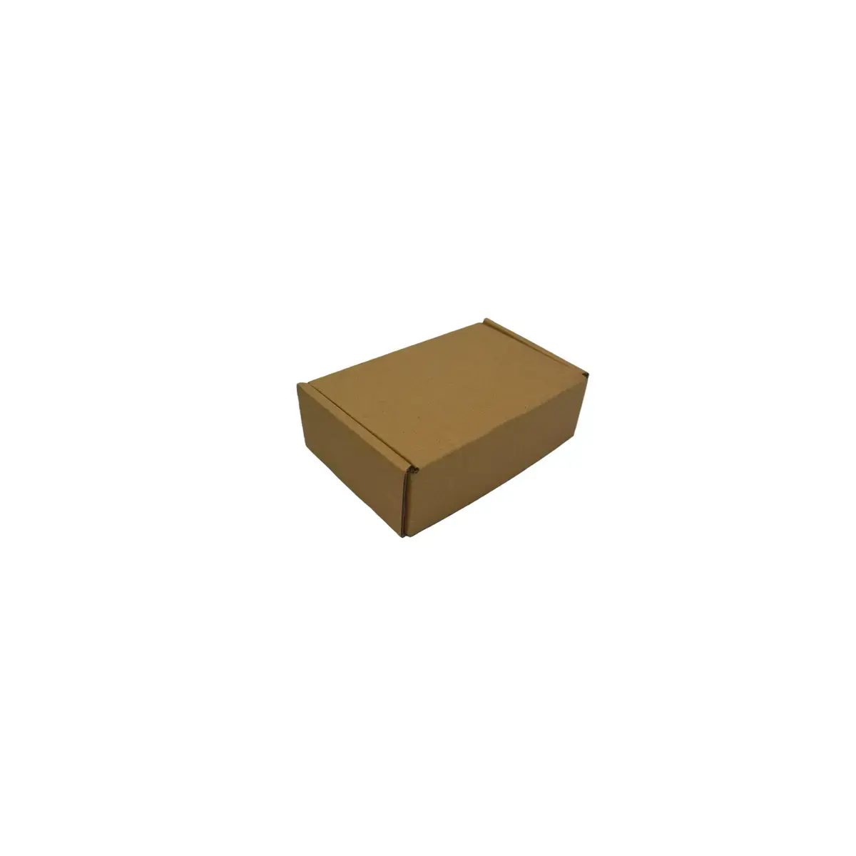 Carton d'expédition brun 13,2x8,3x4 cm – Boîte carton kraft renforcé 460g – fermeture sans adhésif - Lot de 20 - Cartons d'expédition, Boîtes carton-2
