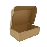 Carton d'expédition brun 38 x 26 x 12 cm - Boîte carton à oreilles - Lot de 20