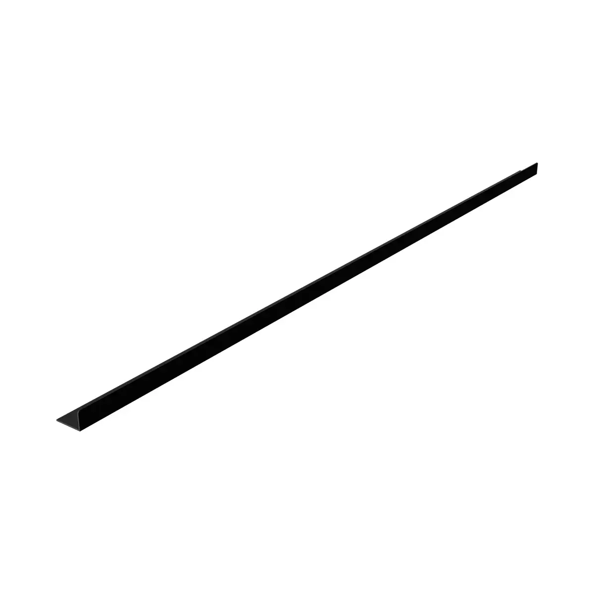 Frontale pour Tablette Square Noir Sablé L.100 cm - Ligne Square 25 noir