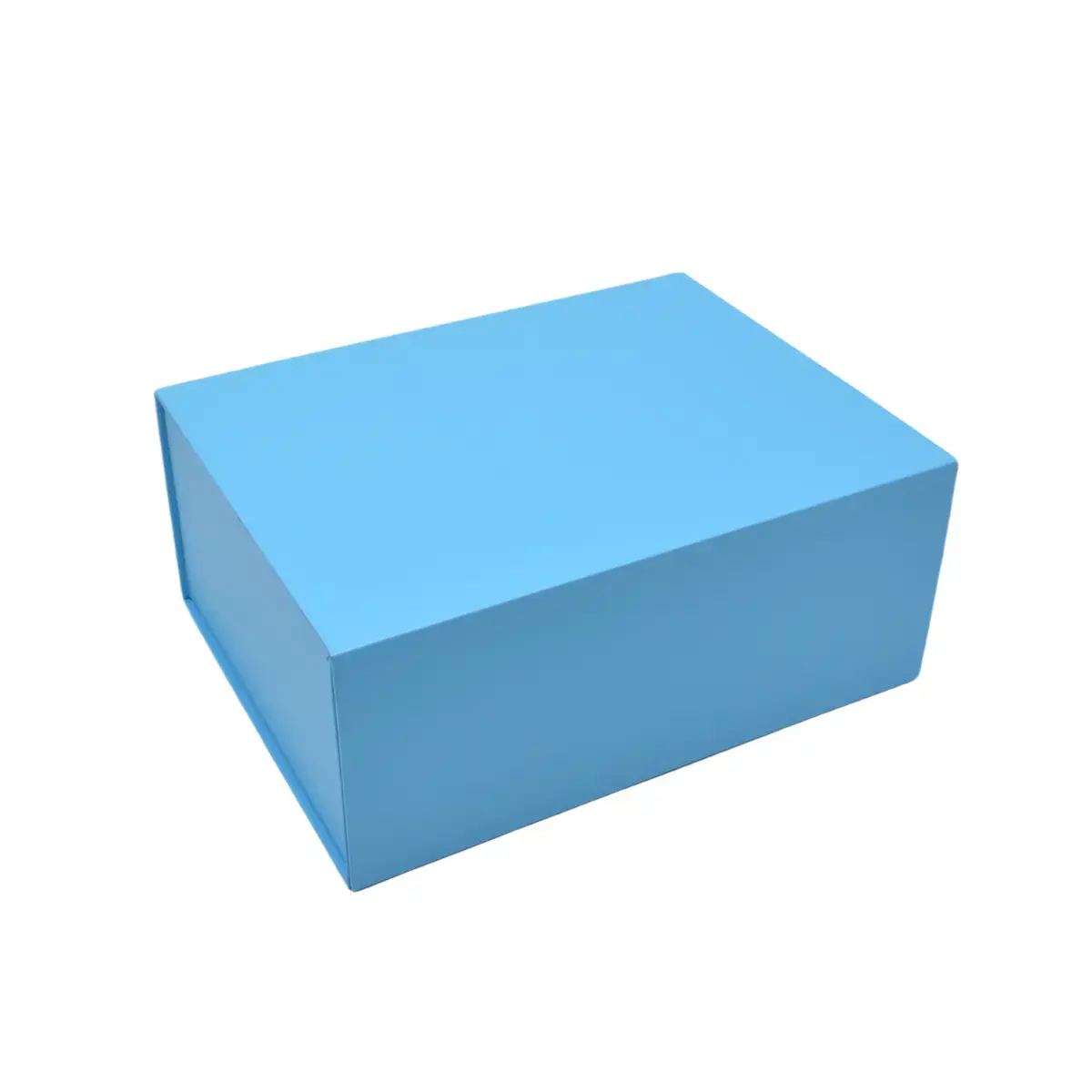 Boîte cadeau pliable bleu ciel 33x25,5x14cm – Paquet de 5 - Boites cadeaux carton pliables