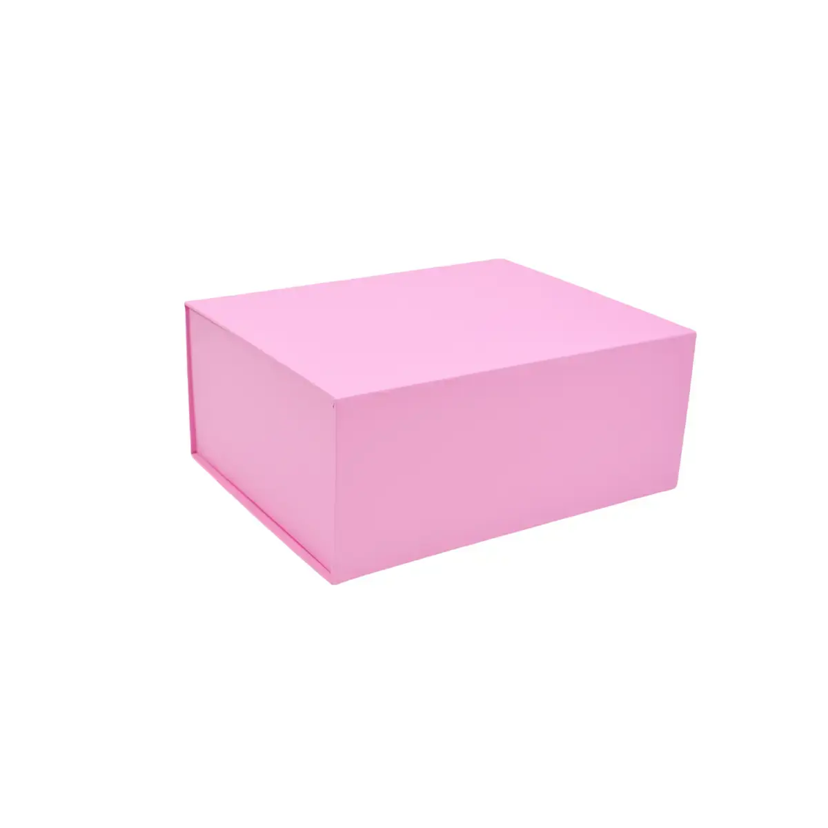 Boîte cadeau pliable rose 29x22x12cm – Paquet de 5 - Boites cadeaux carton pliables