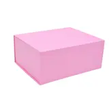 Boîte cadeau pliable rose 33x25,5x14cm – Paquet de 5 - Boites cadeaux carton pliables
