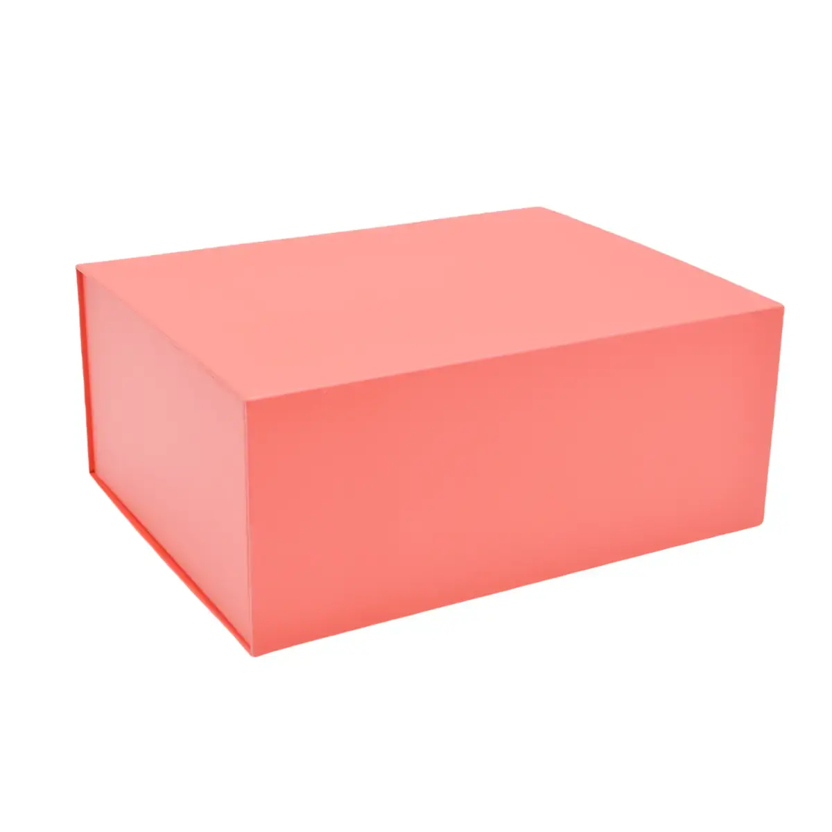 Boîte cadeau pliable rouge 33x25,5x14cm – Paquet de 5 - Boites cadeaux carton pliables