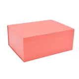 Boîte cadeau pliable rouge 33x25,5x14cm – Paquet de 5 - Boites cadeaux carton pliables