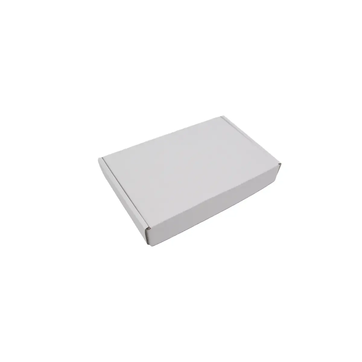 Carton d'expédition blanc 20x13x3 cm – Boîte carton kraft renforcé 365g – fermeture sans adhésif - Lot de 20 - Cartons d'expédition, Boîtes carton-2