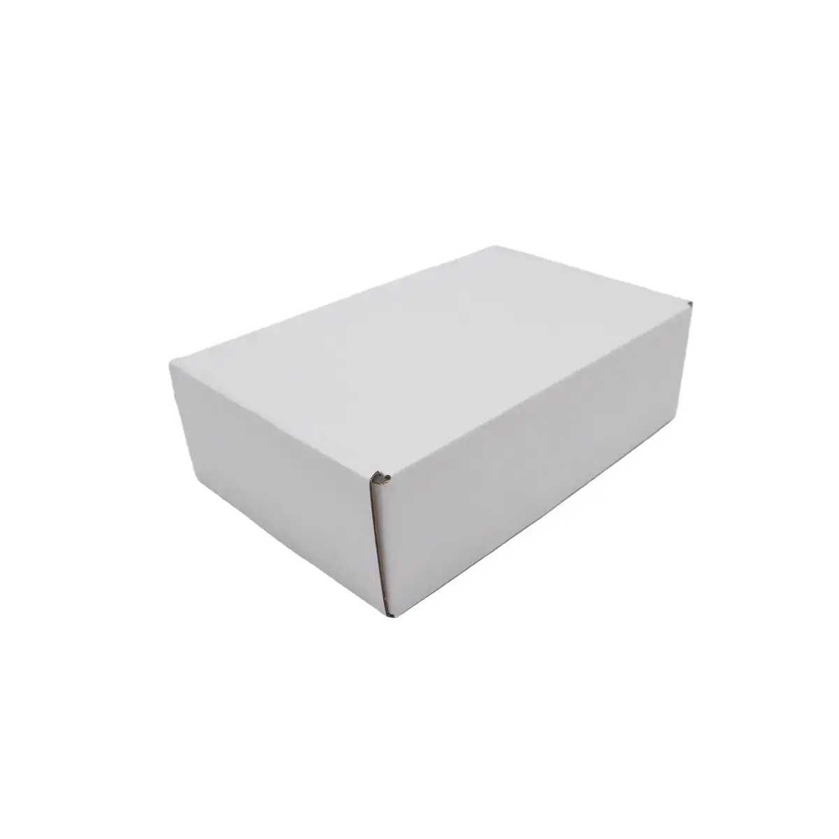 Carton d’expédition blanc 23 x 16,3 x 5 cm simple cannelure 365 g/m² – Boîte postale kraft blanc– Lot de 20 - Cartons d'expédition, Boîtes carton-2