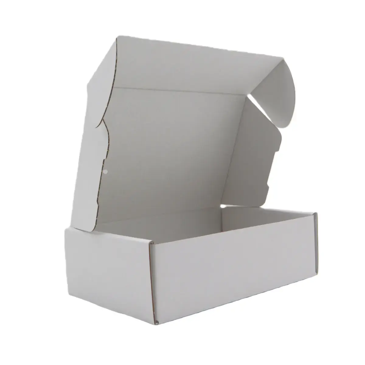 Carton d'expédition blanc 25x20,2x7 cm – Boîte carton kraft renforcé 350g – fermeture sans adhésif - Lot de 20 - Cartons d'expédition, Boîtes carton