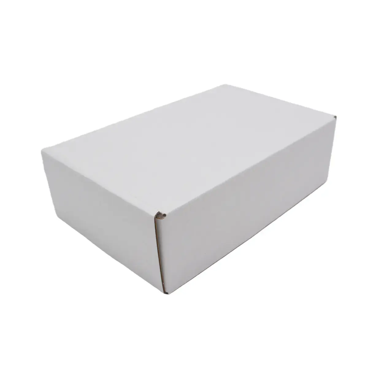 Carton d'expédition blanc 25x20,2x7 cm – Boîte carton kraft renforcé 350g – fermeture sans adhésif - Lot de 20 - Cartons d'expédition, Boîtes carton-2