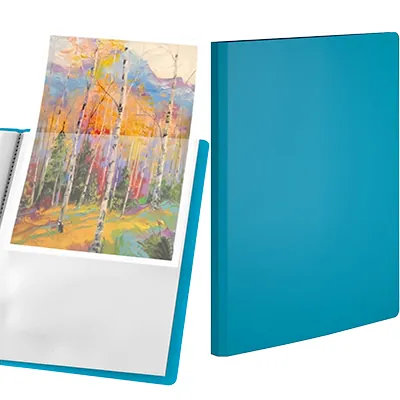 Porte-vues A4 80 vues – Protège-documents 40 pochettes souple - Vert - Protèges-documents, Porte-vues