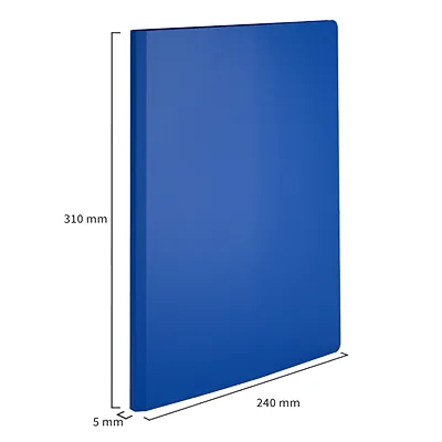 Porte-vues A4 60 vues – Protège-documents 30 pochettes souple - Bleu - Protèges-documents, Porte-vues-2