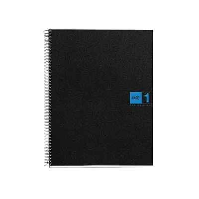 Cahier à spirale Miquelrius 5/5 - A4 - Bleu - L 21 x H 29,7 cm - Blocs notes, Cahiers