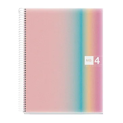 Cahier à spirale Miquelrius Aurora 5/5 - A4 - Aurora West Bay - L 21 x H 29,7 cm - Blocs notes, Cahiers