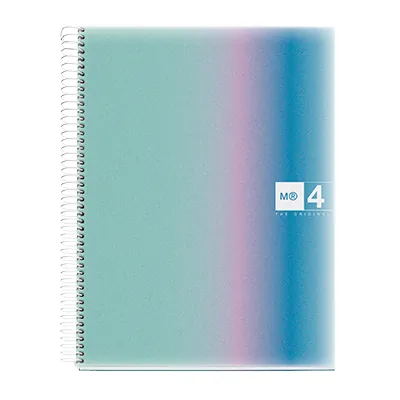 Cahier à spirale Miquelrius Aurora 5/5 - A4 - Aurora Santorini - L 21 x H 29,7 cm - Blocs notes, Cahiers