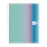 Cahier à spirale Miquelrius Aurora 5/5 - A4 - Aurora Santorini - L 21 x H 29,7 cm - Cahiers et blocs notes