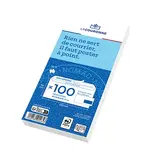 Enveloppe DL blanche avec fenêtre La Couronne Nomad 110 x 220 mm 80g – Paquet de 50 - Enveloppes blanches