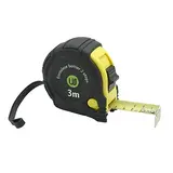 Mètre ruban 3 mètres bi-matière Wonday noir/jaune - Règles et traces lettres