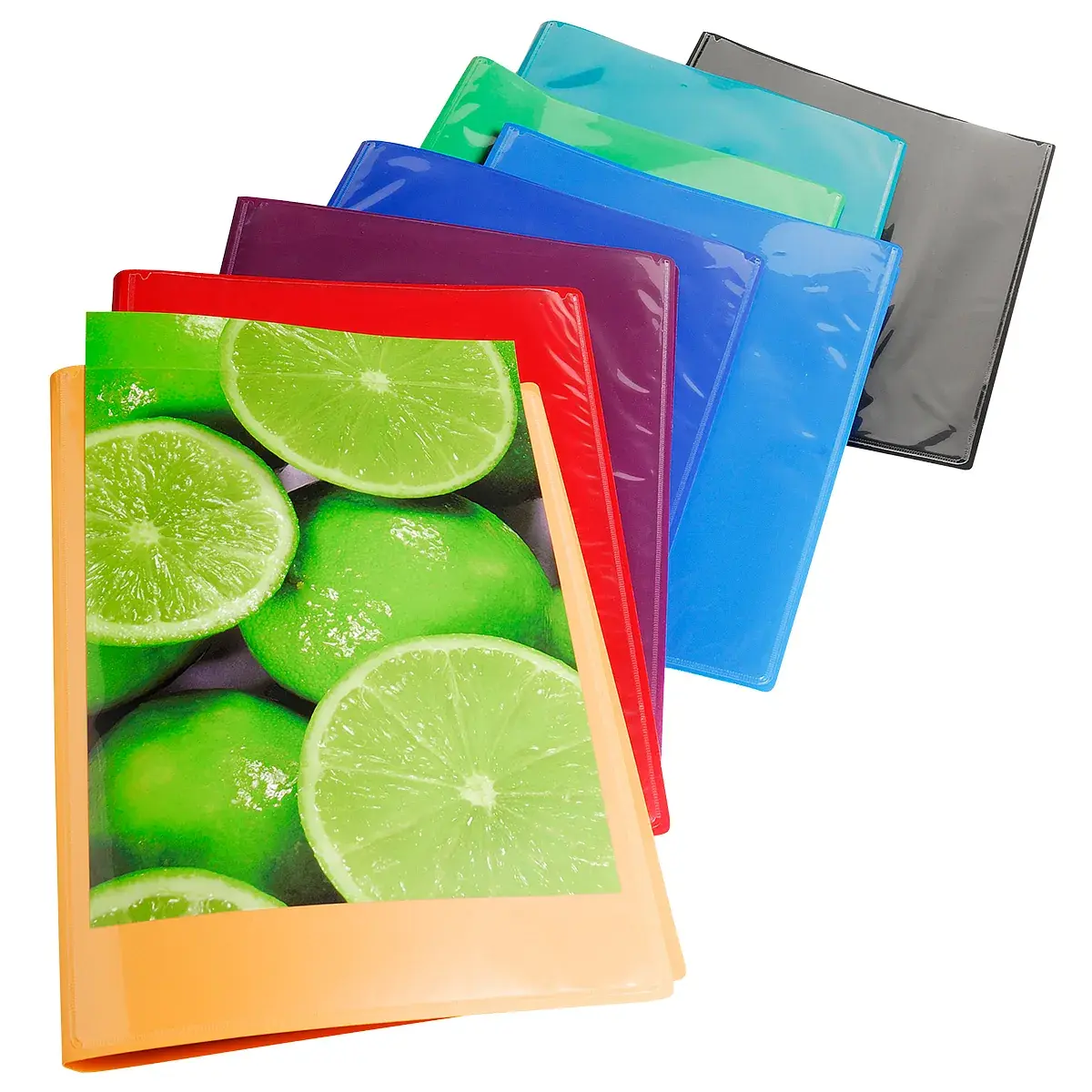 Porte vues personnalisable KreaCover A4 - 40 Vues (20 Pochettes) - Protège documents - Coloris assortis - Protèges-documents, Porte-vues-2