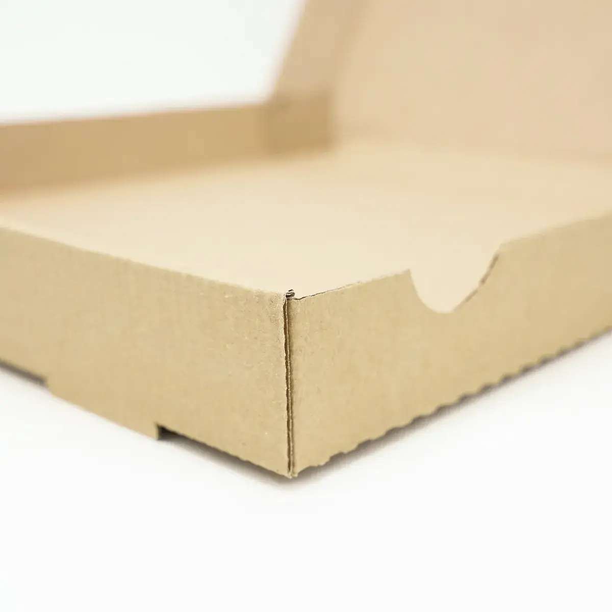 Boîte à pizza carton kraft brun neutre 29 x 29 x 4 cm – Lot de 100 - Emballage snacking-5