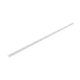 Frontale métallique Square pour tablette L 100 cm blanc sablé
