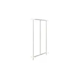 Cadre de milieu pour module central Square H 133 cm x P 90 cm blanc sablé - Ligne Square 25 blanc