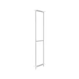 Cadre central Square H 200 cm x P 46,4 cm blanc sablé - Ligne Square 25 blanc