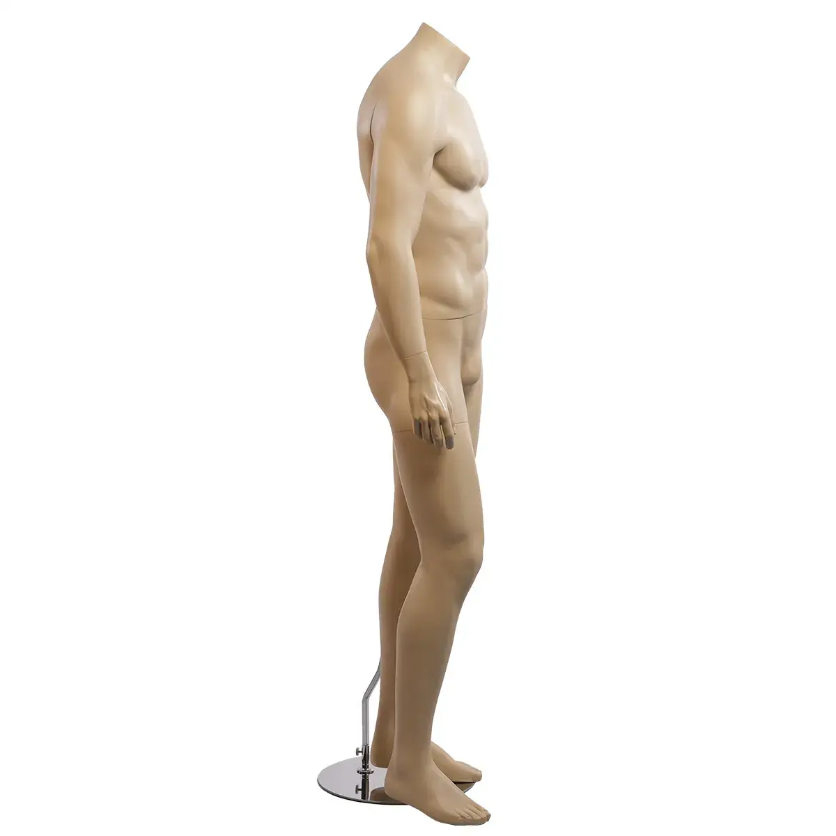 Mannequin homme sans tête H 170 cm Fibre de verre - Chair - Mannequins hommes-2