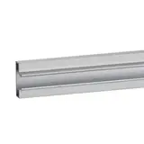 Profil aluminium - Insert aluminium pour panneau rainuré L 59,5 cm gris finition brut - Profils aluminium