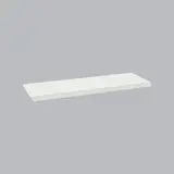 Tablette tôle monobloc - Ligne Store blanc pas de 50 mm