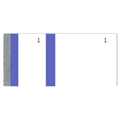 Bloc vendeur 100 feuillets numérotés 13,5 x 6 cm bleu - Lot de 10 - Carnets à souche, Blocs vendeurs