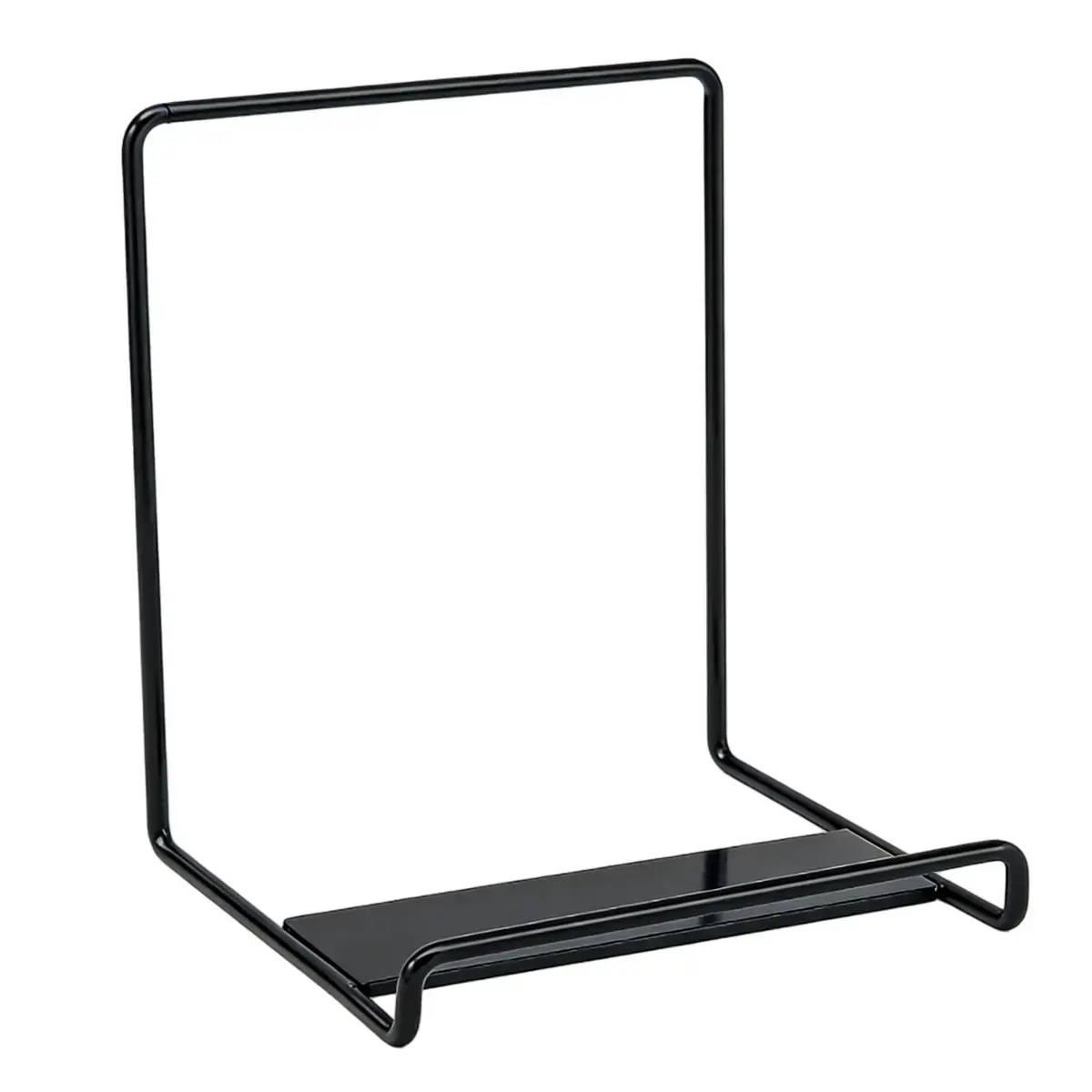 Présentoir sac fil noir métal 13 x 15 x 12 cm - Présentoir de livres fil métal - Chevalet de présentation - Présentoirs sacs et portefeuilles
