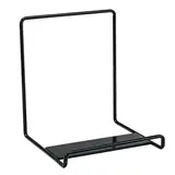 Présentoir sac fil noir métal 13 x 15 x 12 cm - Présentoir de livres fil métal - Chevalet de présentation