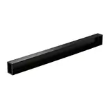 Barre de charge L 132 cm section 30 x 15 mm métal ép. 1,5 mm - Barre de charge pour gondole magasin - Noir - Barres de charge
