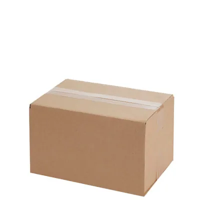 Caisse carton - Caisse américaine carton hauteur variable - carton simple cannelure 50 x 40 x 30/40 cm – Lot de 10 - Caisses américaines cartons