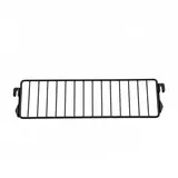 Séparateur grille pour tablette métallique 37 x 9,5 cm - Séparateur rayonnage - Diviseur grille - Noir