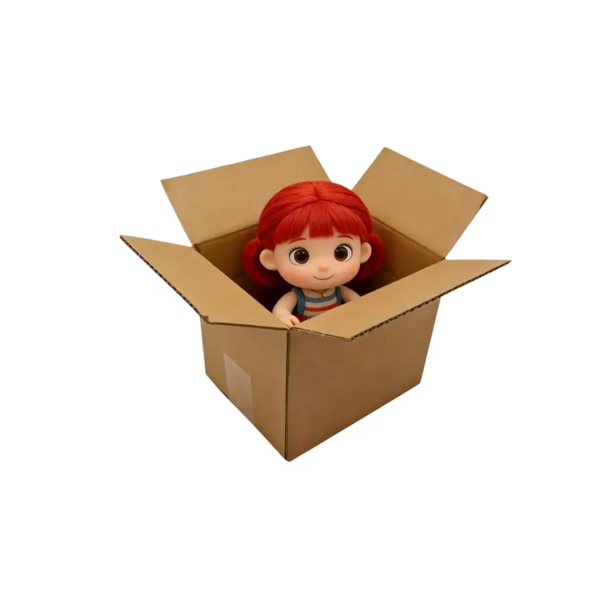 Caisse carton - Caisse américaine carton hauteur variable - carton simple cannelure 20,5 x 15,5 x 10/15,5 cm – Lot de 10 - Caisses américaines cartons-2