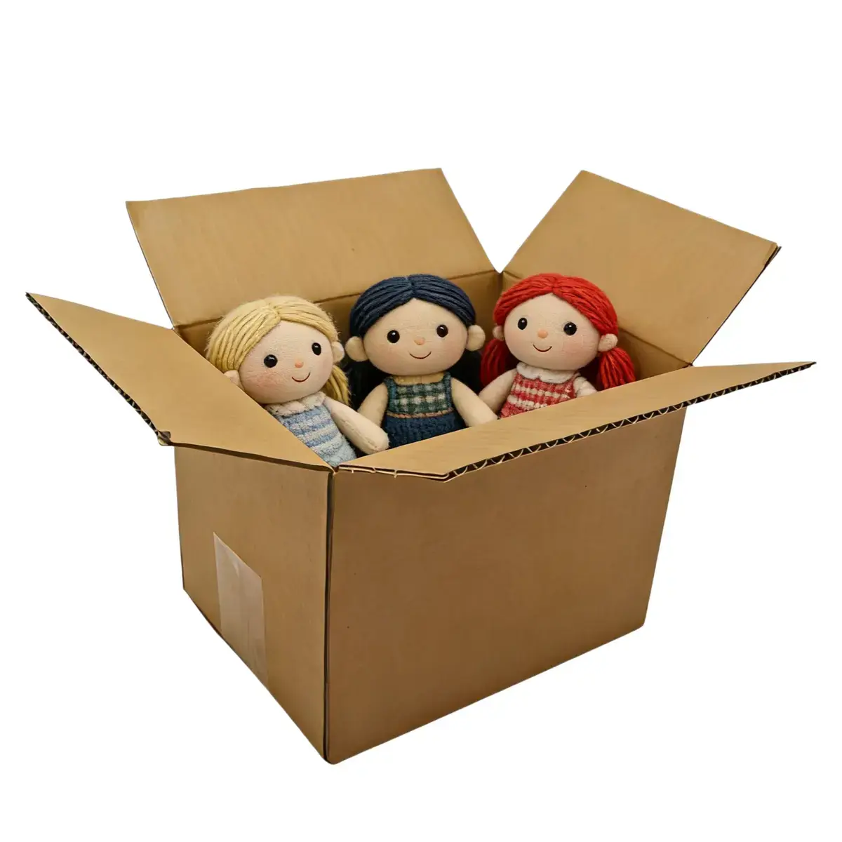 Caisse carton - Caisse américaine carton hauteur variable - carton simple cannelure 30,5 x 20,5 x 10/20,5 cm – Lot de 10 - Caisses américaines cartons-2