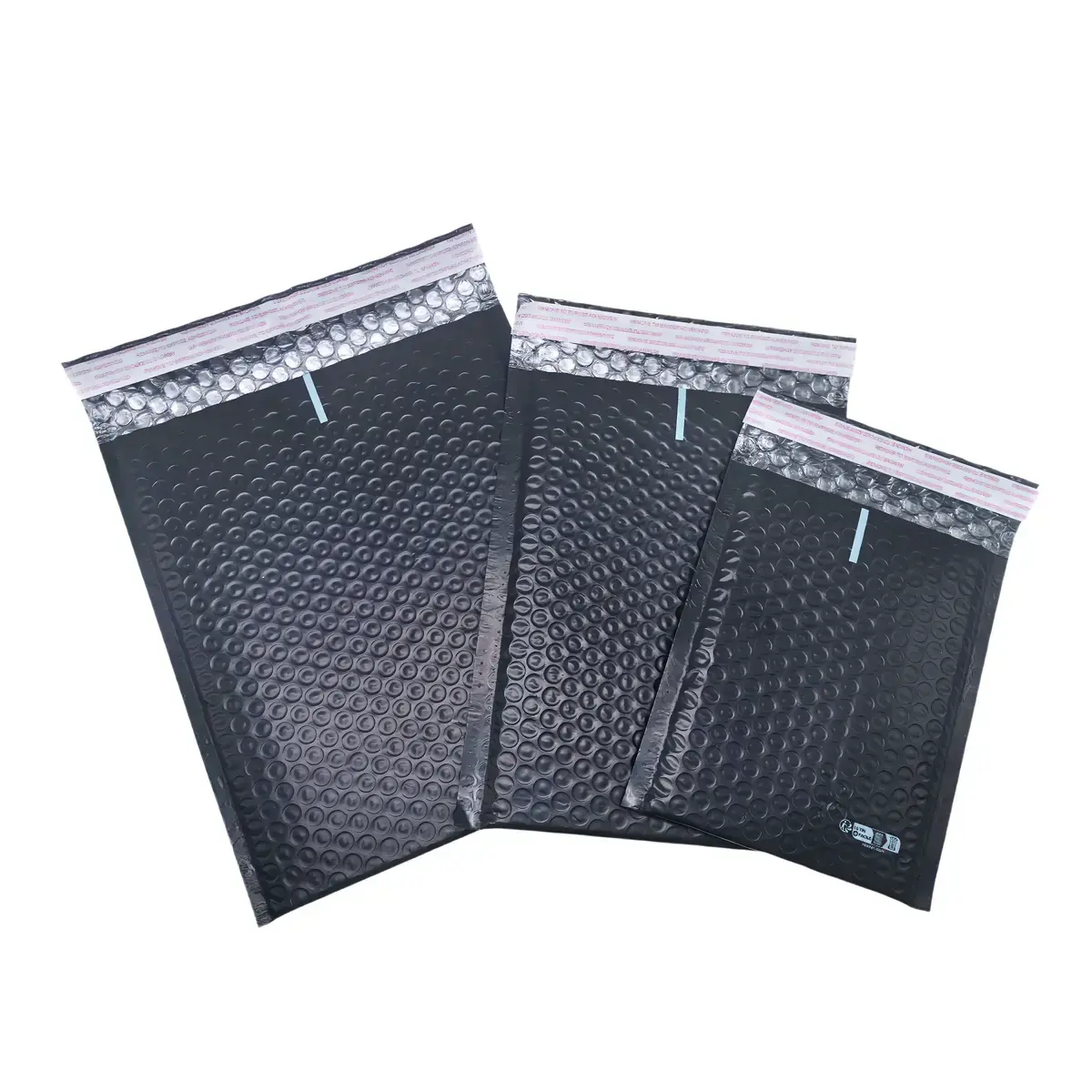Enveloppe à bulles noire L 20 x H 25 + rabat 4 cm – paquet de 50 - Enveloppes à bulles-2