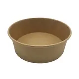 Saladier carton rond brun 1300 ml ø 18,5 x 6,5 cm - Bol kraft - Bol salade - Lot de 50 - Boîtes salade, Bols salade