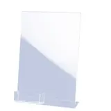 Porte-brochures 1 case A4 + 1 case cartes de visite - Porte-brochures de comptoir