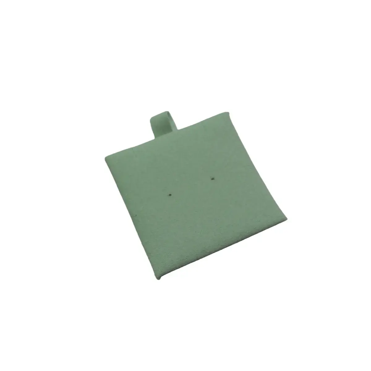 Support d'insertion rigide pour pochette bijoux suédine 6 x 6 cm - Vert – Paquet de 20 - Pochettes bijoux, Support bijoux