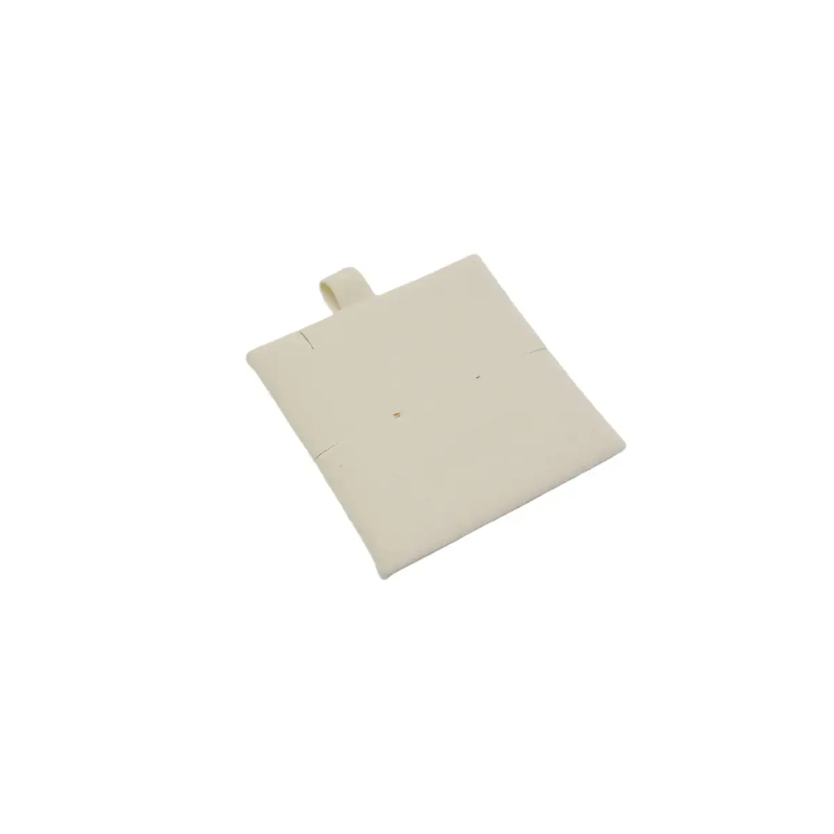 Support d'insertion rigide pour pochette bijoux suédine 6 x 6 cm - Beige – Paquet de 20 - Pochettes bijoux, Support bijoux