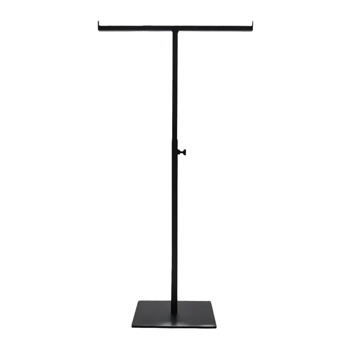 Présentoir réglable porte sac en T H 35 à 63 cm métal noir - Présentoir sac à main - Présentoirs sacs et portefeuilles-2