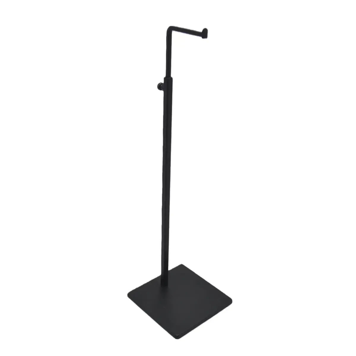Présentoir réglable porte sac en L H 39 à 65 cm métal noir - Présentoir sac à main - Présentoirs sacs et portefeuilles