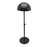 Présentoir chapeau métal noir mat demi cercle réglable H 32 à 54 cm - Présentoir casquette - Présentoirs divers