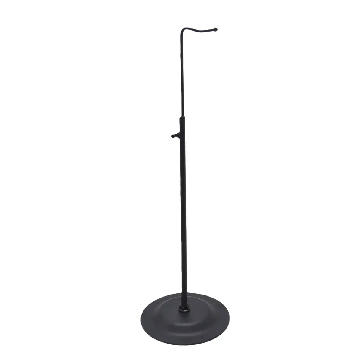 Présentoir réglable porte sac 1 bras H 40 à 74 cm métal noir - Présentoir sac à main - Présentoirs sacs et portefeuilles