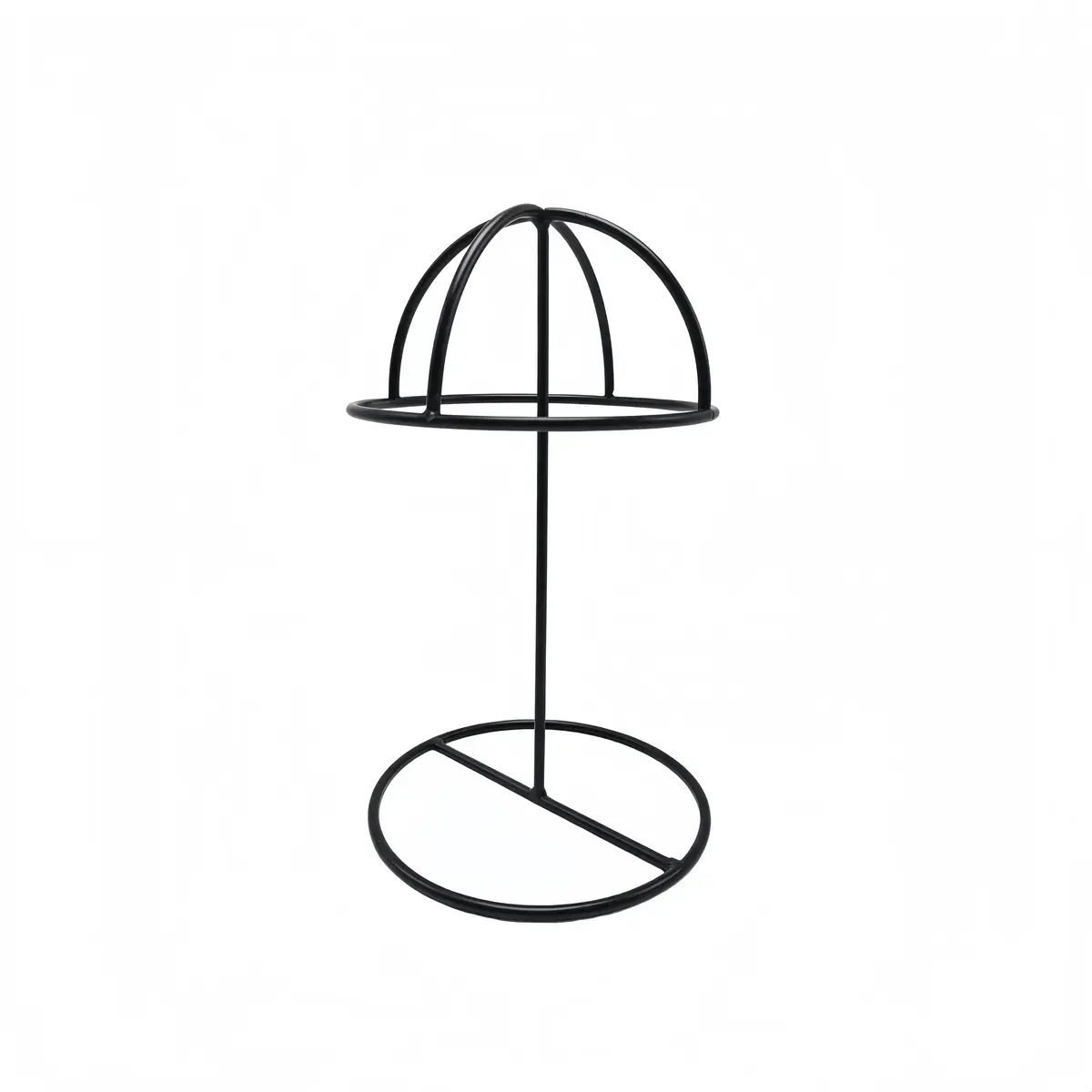 Présentoir chapeau en métal noir Ø 15 x H 26 cm - Présentoirs divers